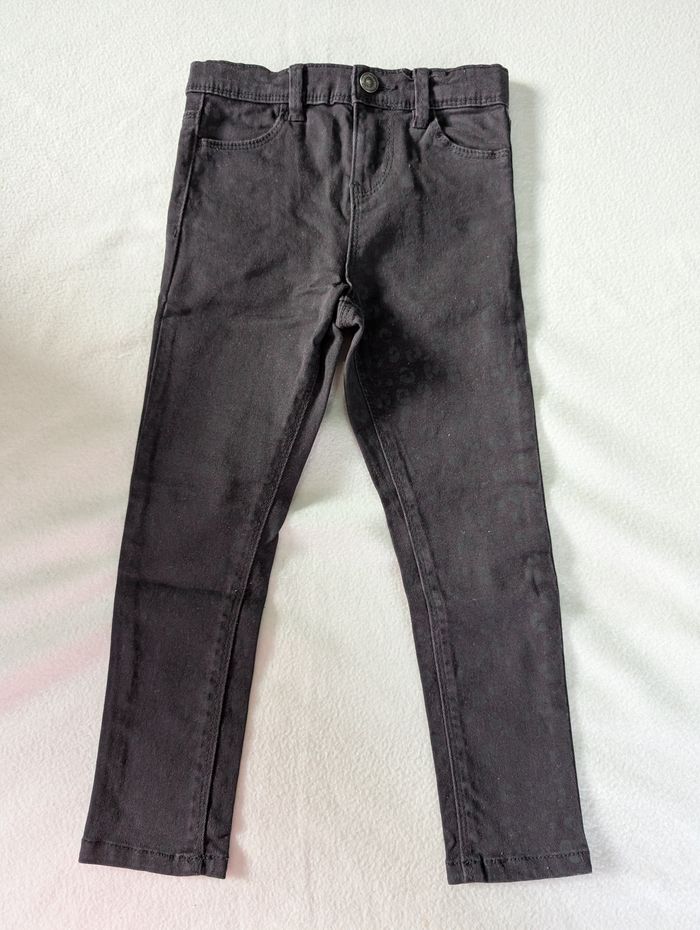 Jeans noir léopard - 5A - Kiabi