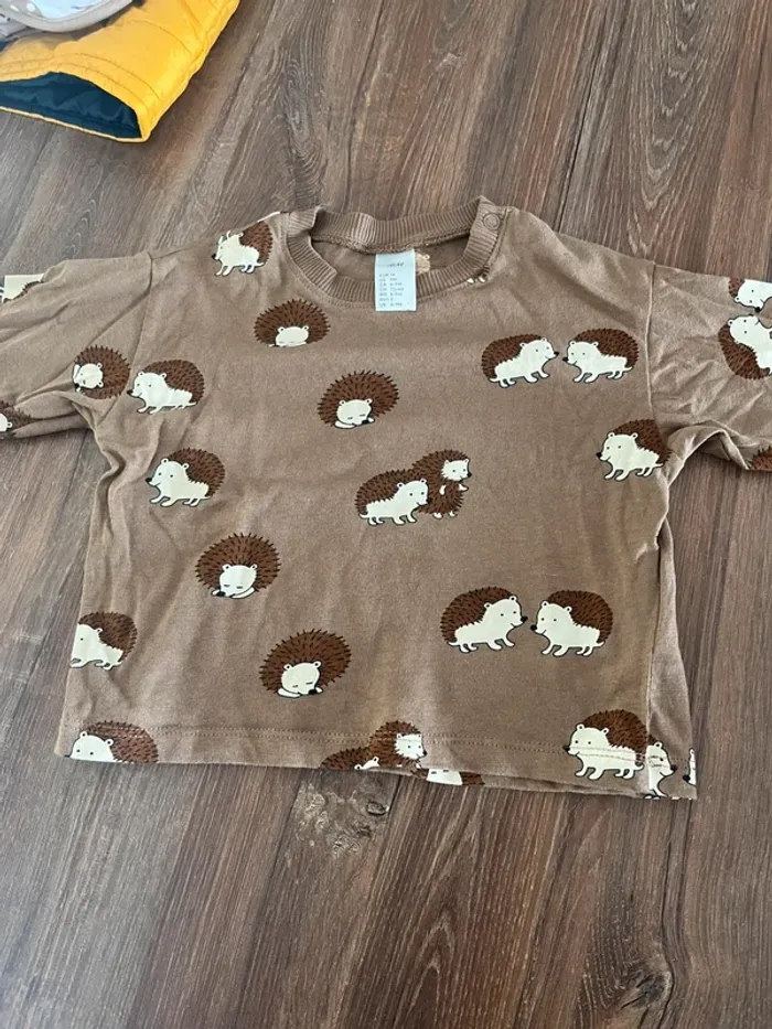 Lot de 2 tee-shirts 6/9 mois - photo numéro 5