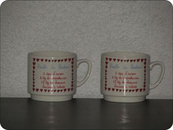 🍽 2 mugs / tasses 🍽