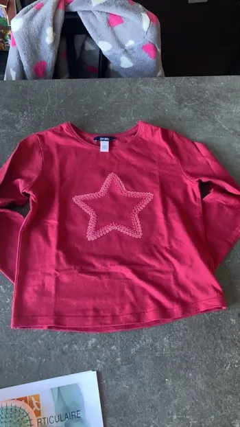 Teeshirt rose fille 5 ans