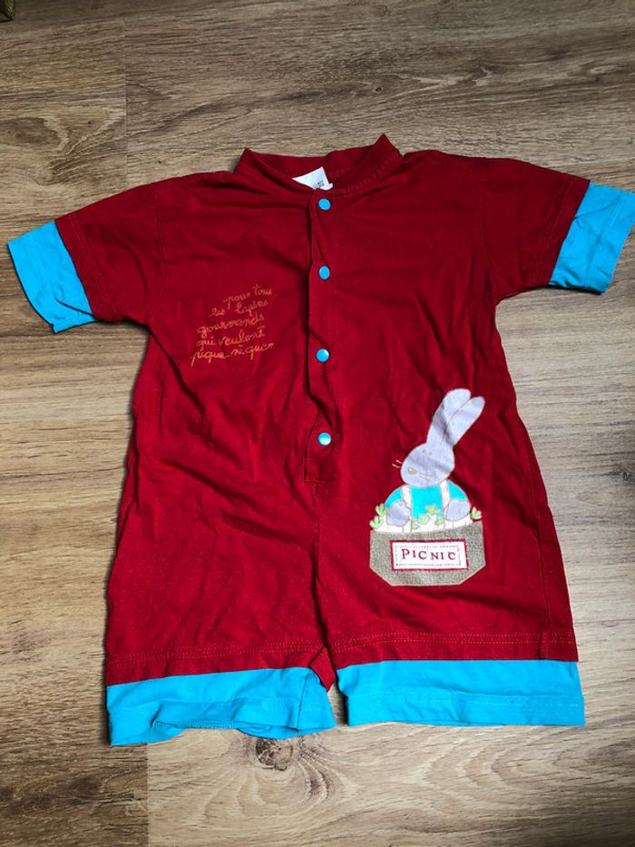 Pyjama short été 18M