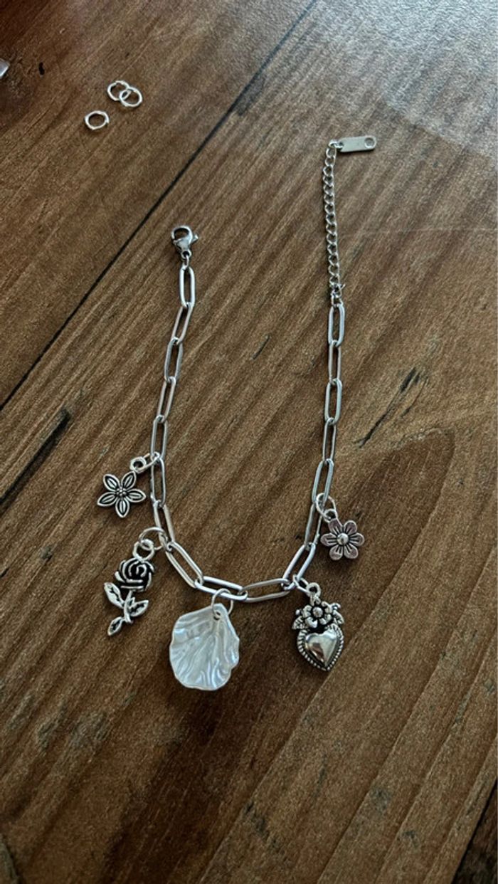 Bracelet charms fait main