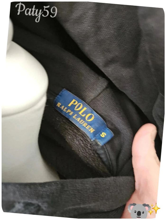 Sweat a capuche polo Ralph Lauren S homme noir - photo numéro 5