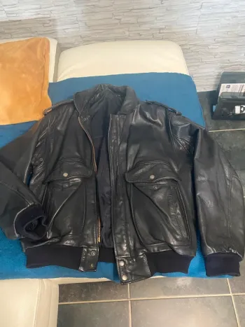 Veste cuir vachette