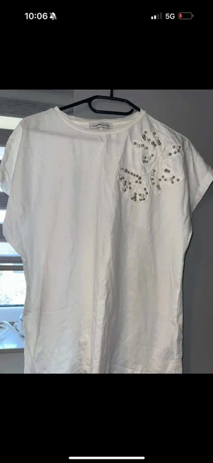 Magnifique tshirt blanc taille L - photo numéro 3