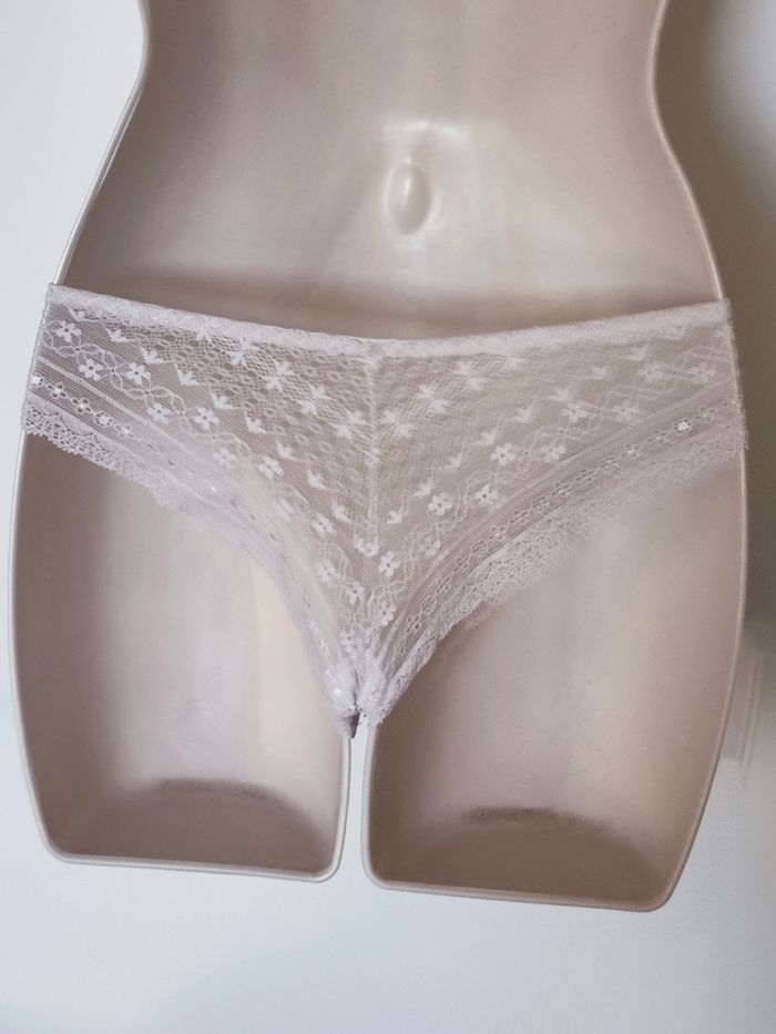 Lot 2 culottes  dentelle noir blanc - 38/M - photo numéro 4