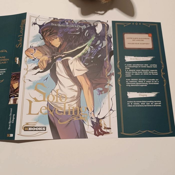 Manga solo leveling jaquette tome 1 édition limitée exclusive fnac - photo numéro 2