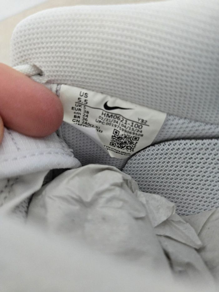 Nike air force 1 jewel blanche femme fille garçon neuves taille 38 - photo numéro 9