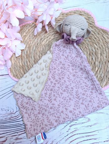 Doudou éléphant personnalisé