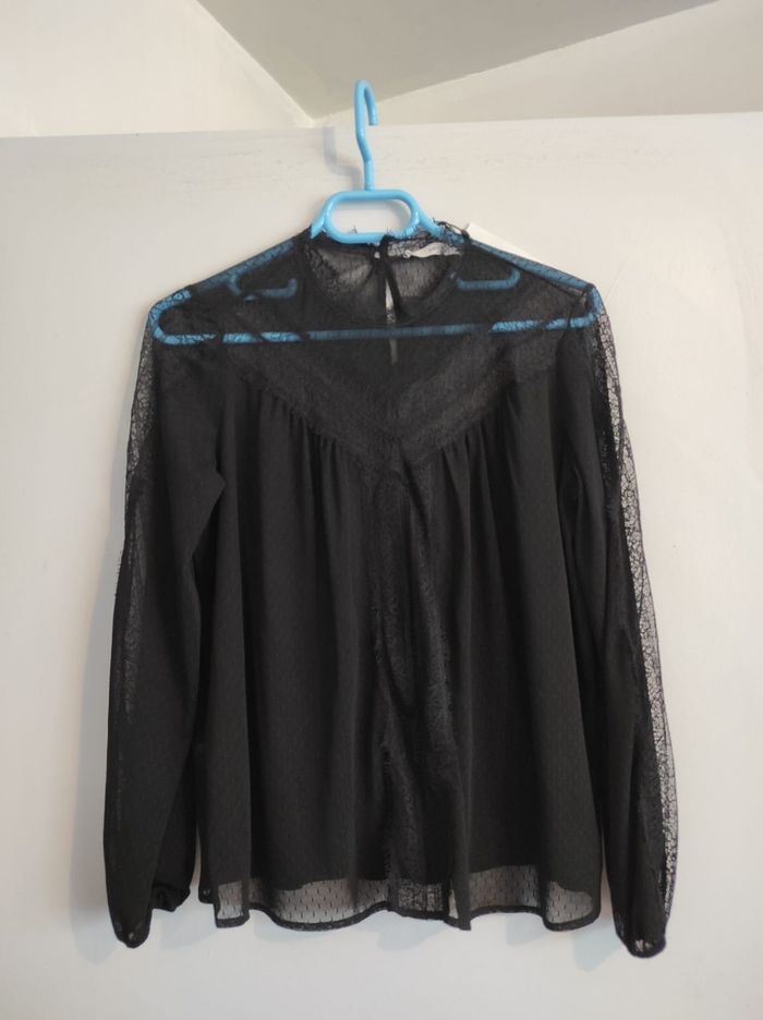 Blouse noir Mango - photo numéro 2