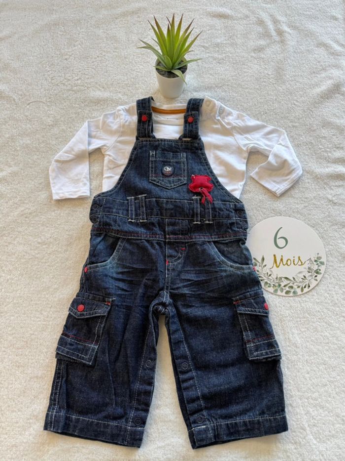 Ensemble salopette en jean
