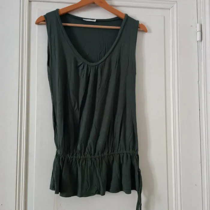 Top fluide kaki Promod