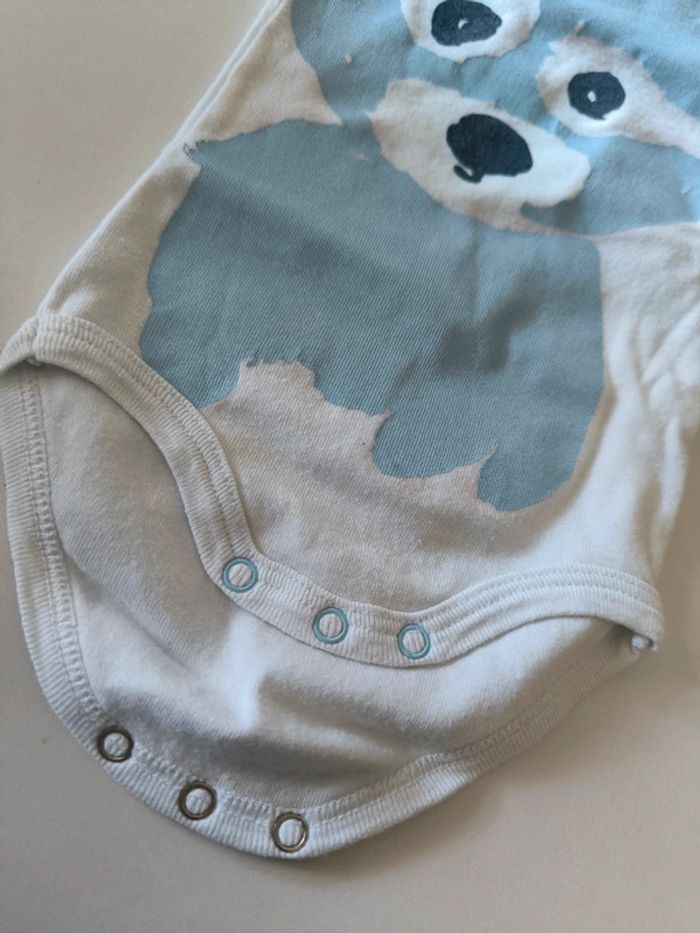 Lot 3 bodies bleu petit bateau 3mois - photo numéro 8