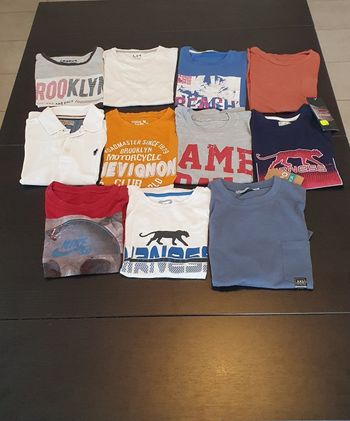 Lot de 11 t shirts en 12 ans