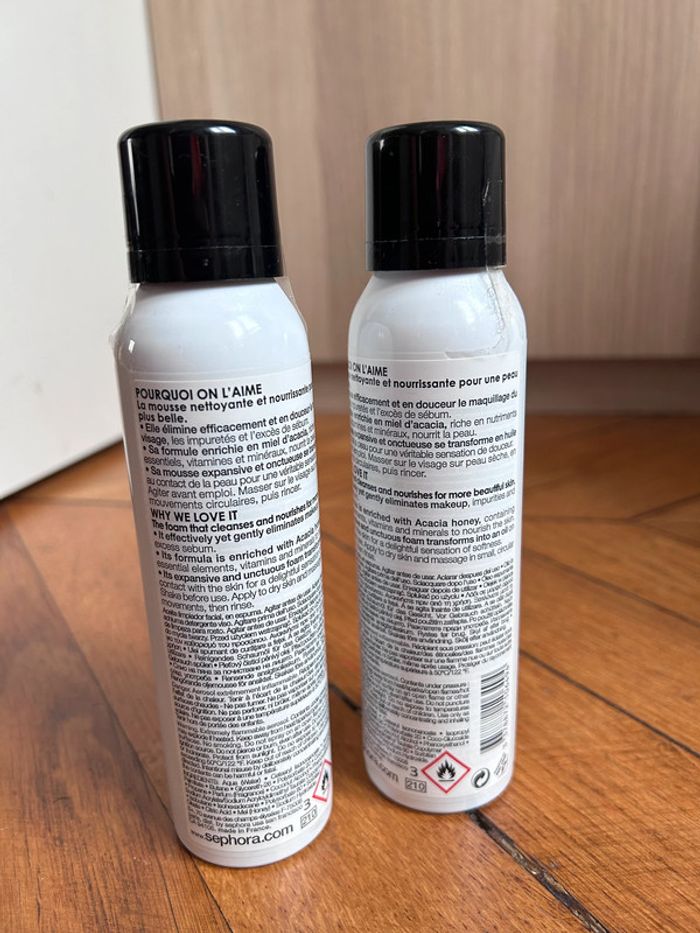 Neuf huile en mousse nettoyante/ Sephora/ extrait de miel d’acacia - photo numéro 4