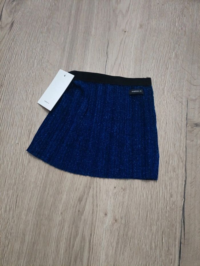 Jupe bleu paillettes - 1 an - name it - NEUF - photo numéro 2