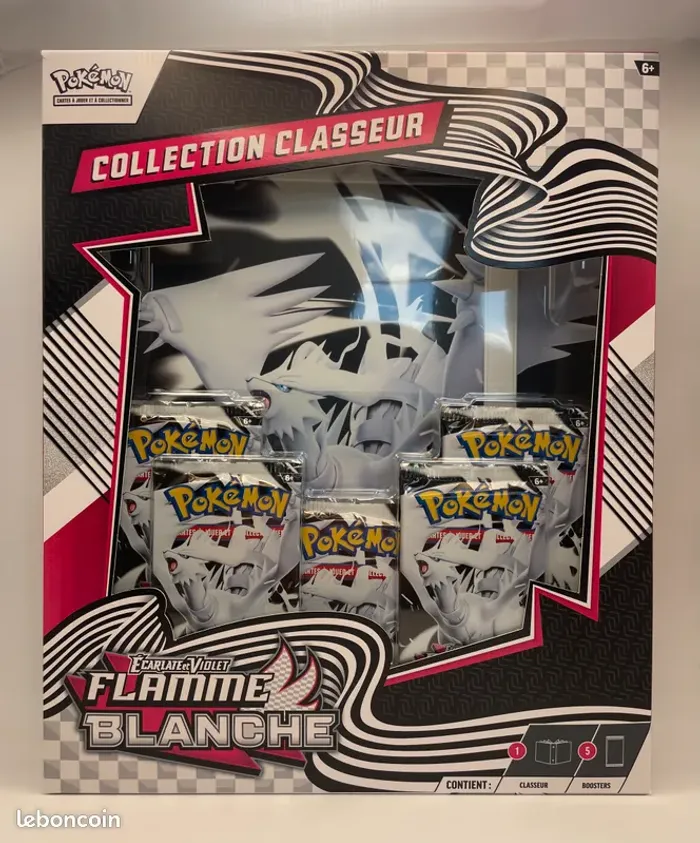 🎴 Coffret classeur Flamme blanche 🎴