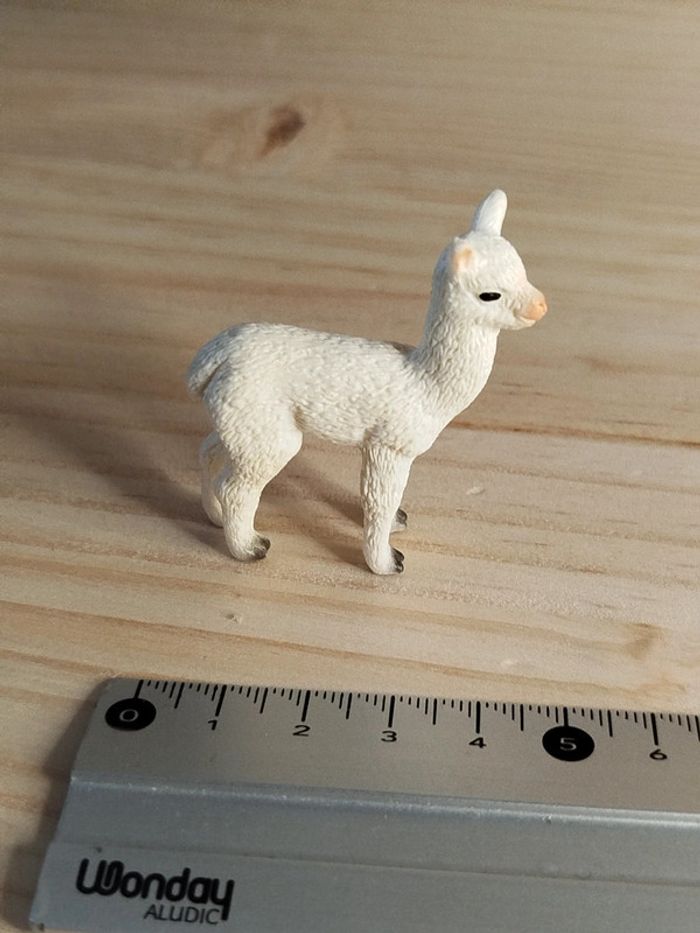 Schleich jeune lama beige Figurine Animal d'Amérique du Sud - photo numéro 4