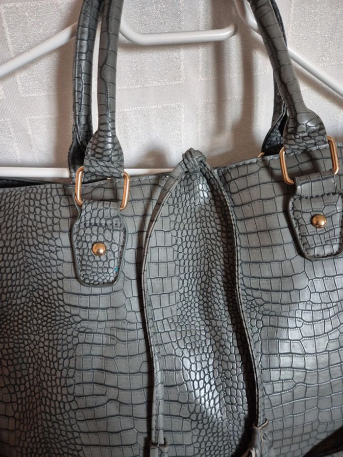 sac a main effet croco - photo numéro 2