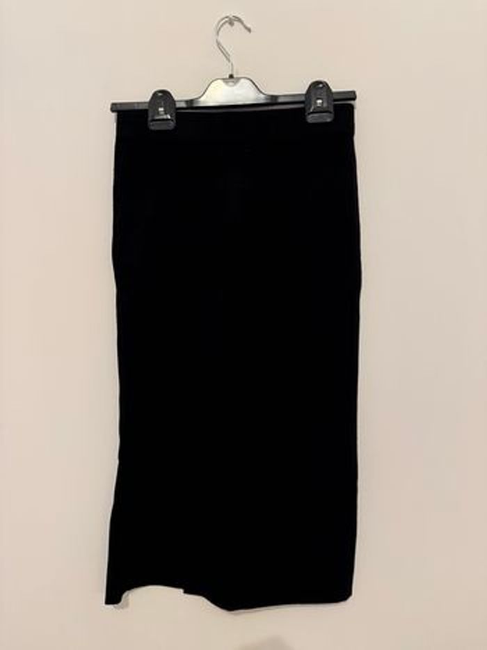 Jupe longue noir fendue