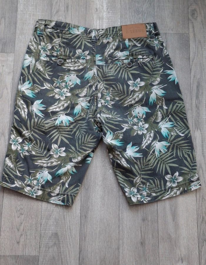 Short Chino à Imprimé Tropical - photo numéro 3