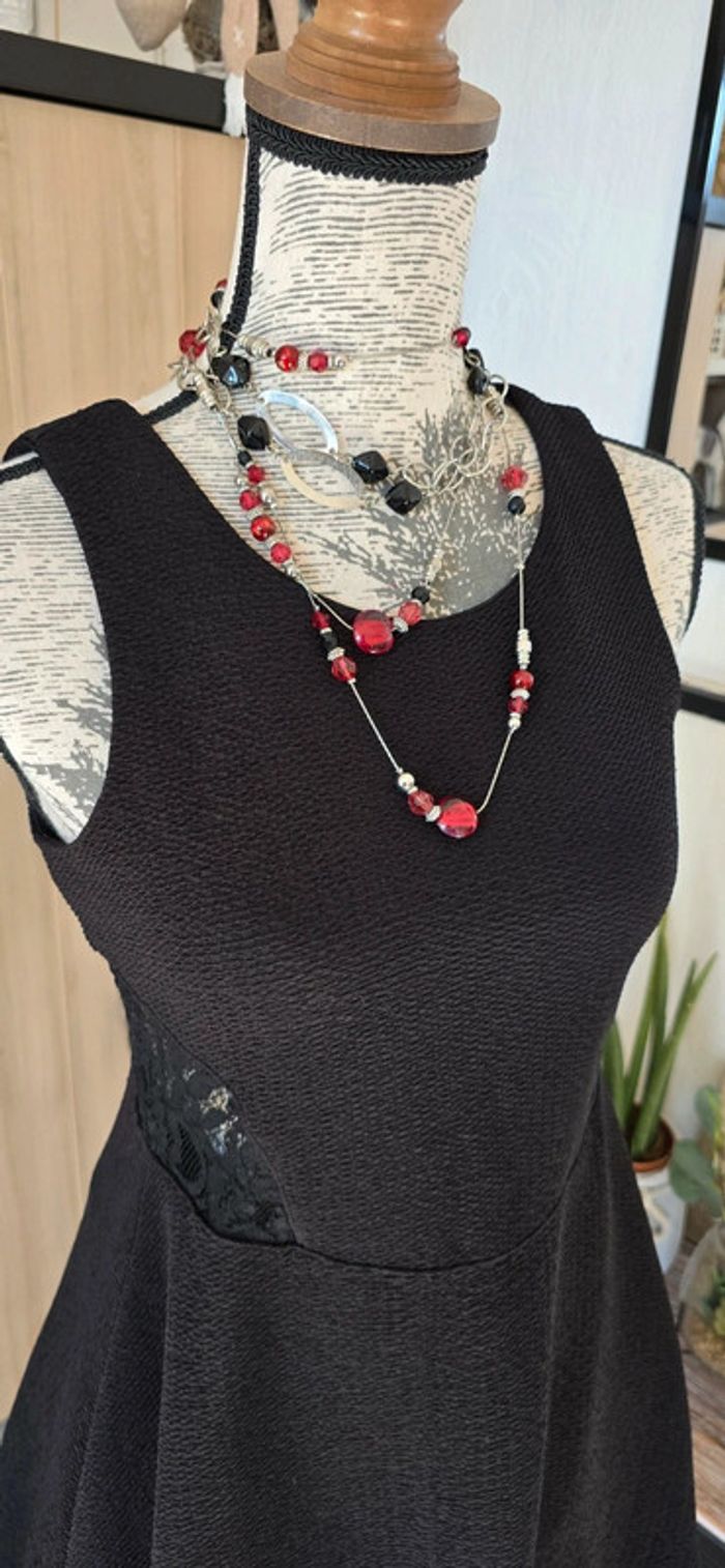 Magnifique robe patineuse noir dentelle - photo numéro 5