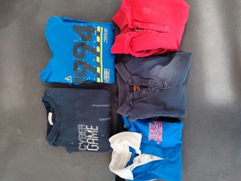 Lot tee shirt manches longues