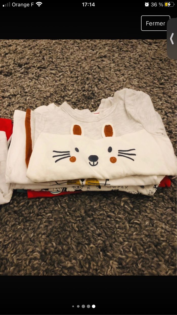 Lot de vetements enfant 6 mois