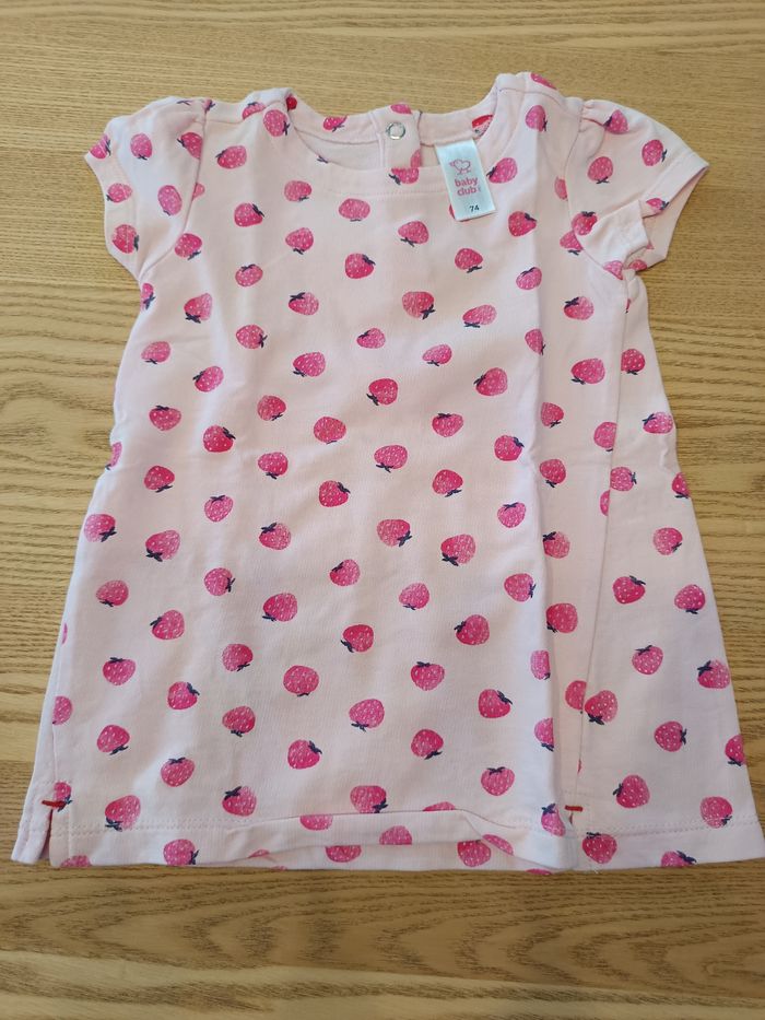 Lot robe et petit gilet 9 mois/74cm grain de blé et baby club - photo numéro 4