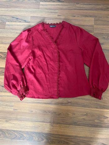 Blouse bordeaux femme