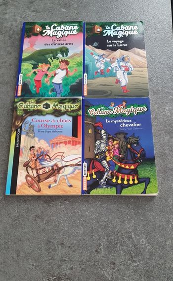 4 livres la Cabane Magique