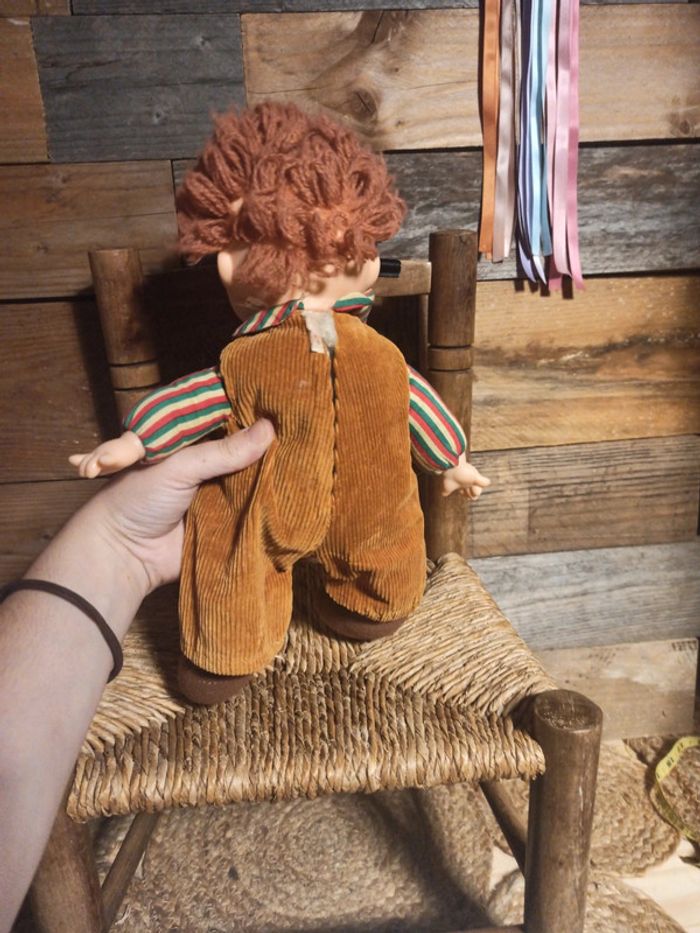 Peluche poupée vintage BE - photo numéro 7