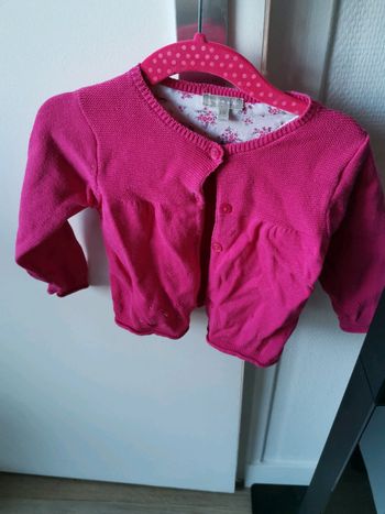 Gilet grain de blé 12 mois
