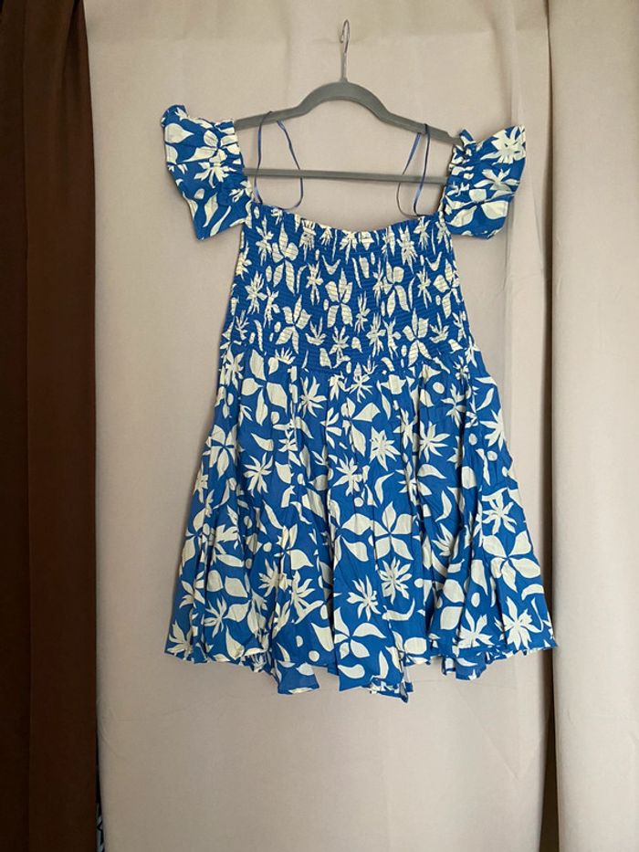 Superbe belle robe courte imprimé Zara neuve avec étiquette taille L - photo numéro 6