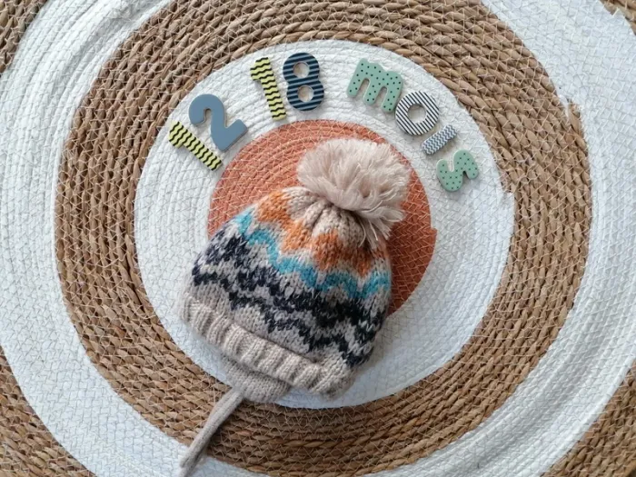 Bonnet bébé garçon -Tape à l'oeil - 12 mois