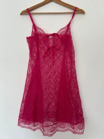 Robe nuisette dentelle + Gilet pour femme