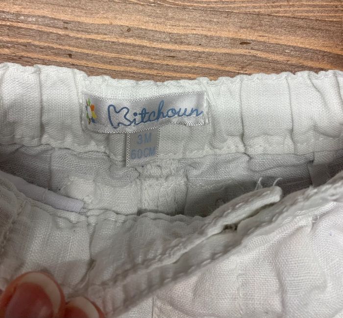 Ensemble chemise + pantalon blanc - photo numéro 5