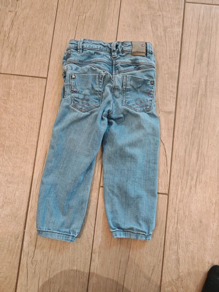 Ensemble fille 2 ans jeans et t-shirt manches longues Love - photo numéro 4