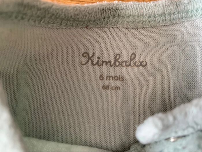Pyjama velours 6 mois - photo numéro 4