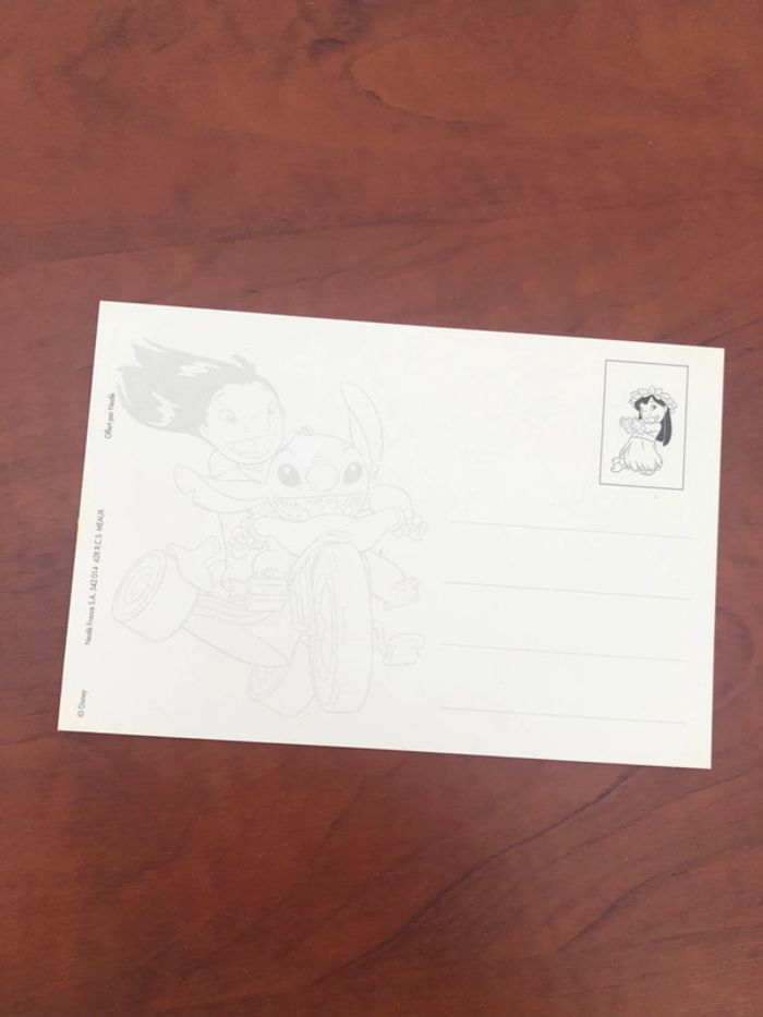 Jeu de Carte postale Lilo et Stitch Disney n4 - photo numéro 2