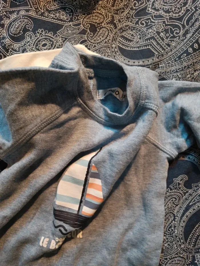 Lot de deux pyjamas gémo 3 mois neufs - photo numéro 3