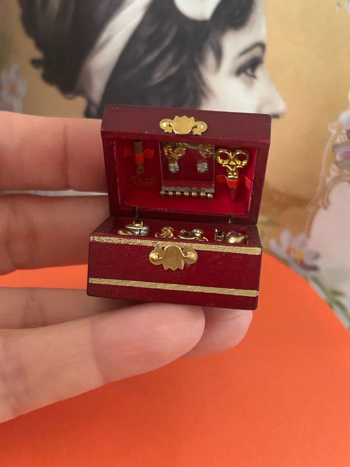 Miniature boîte à bijoux pour Maison de poupée - photo numéro 6