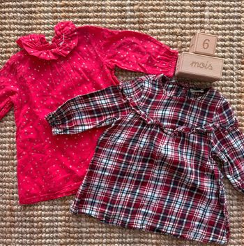 Lot robes TAO 6mois / 68cm