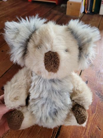 RARE Grand Koala Australie 25cm peluche Boulgom Fabriqué en France doudou collection