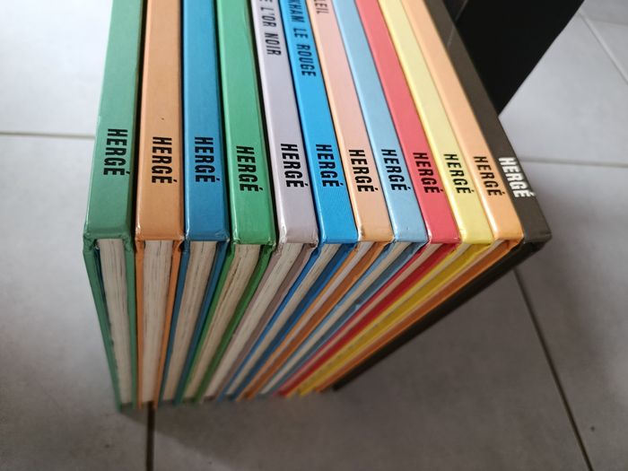 Lot 12 BD Tintin Album Double Hergé - photo numéro 2