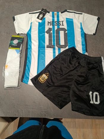 Tenue football Léo Messi argentine. T.26