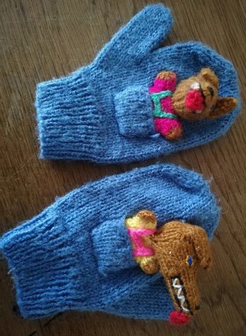 Jolies moufle loup