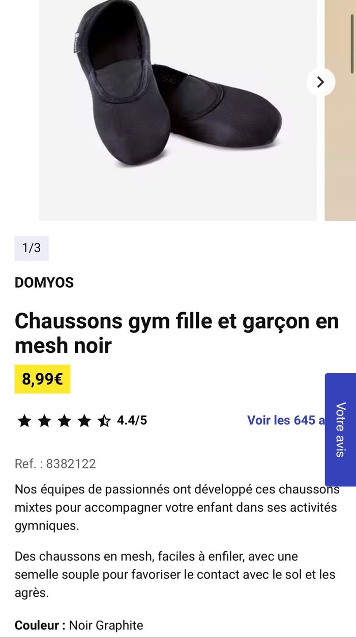 Chaussons de gym - photo numéro 4