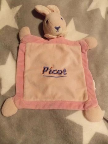 Doudou plat Picot