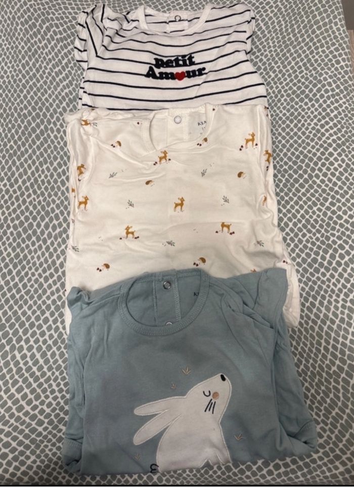 Lot de 3 pyjamas
